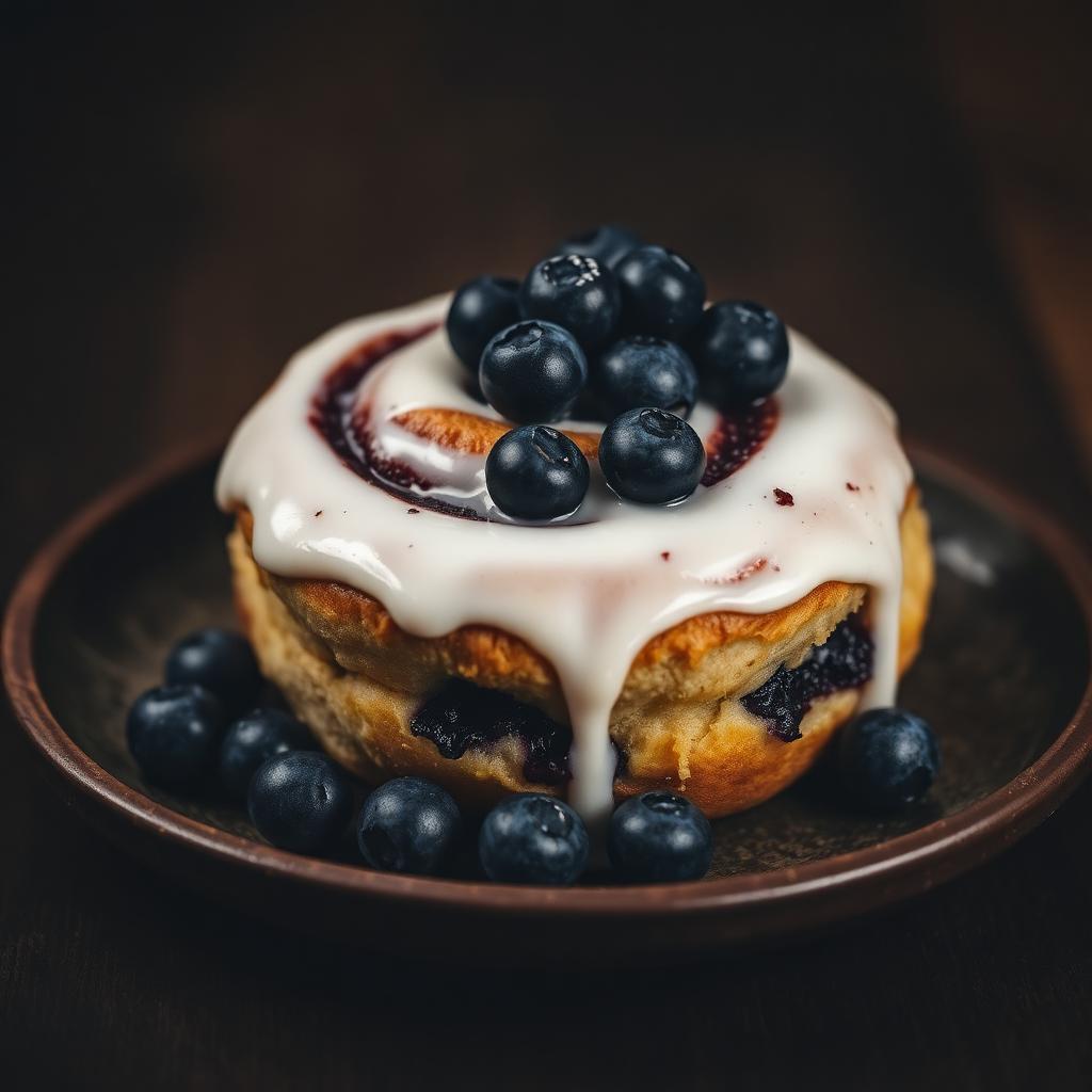 Blueberry Cinnamon Roll