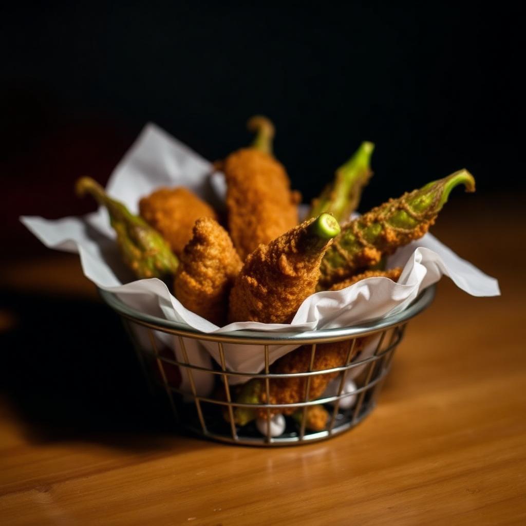 Breaded Okra